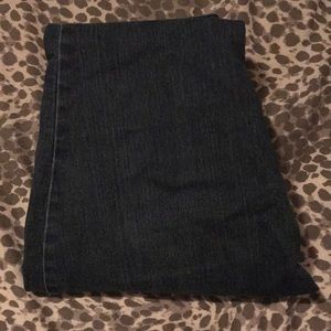 Faded black/dark blue jeans size 14 in girls